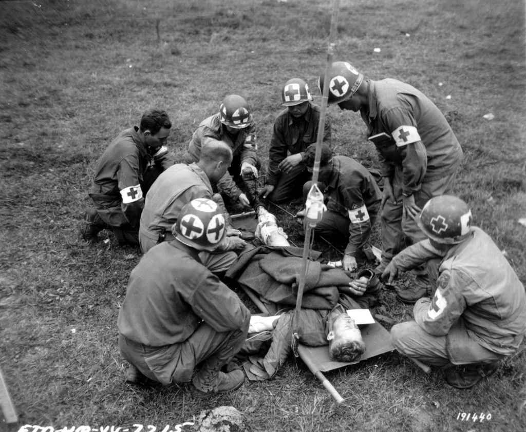 Note all the different styles of helmet markings